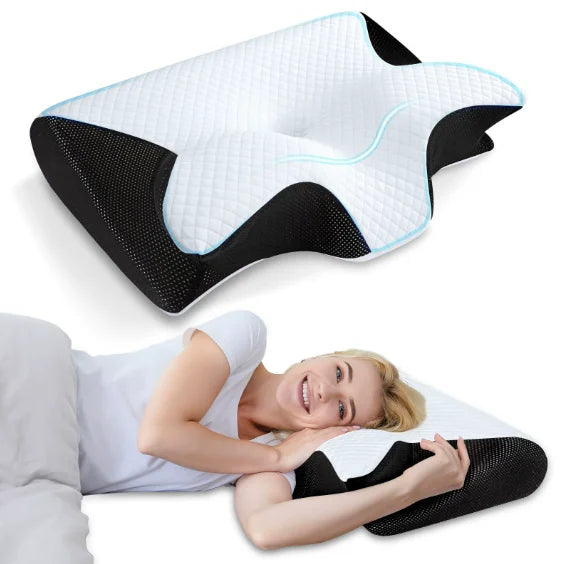 QuietRest Memory Foam Neck Pillow